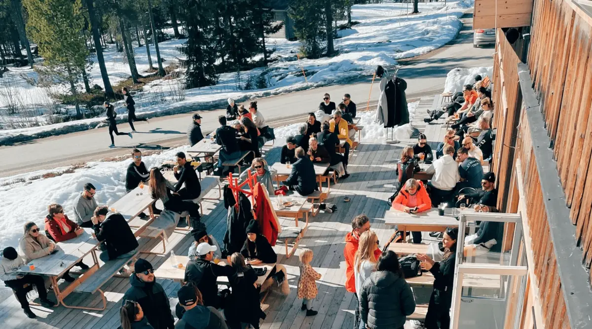 Full aktivitet på Lofsdalens nya fjällhotell
