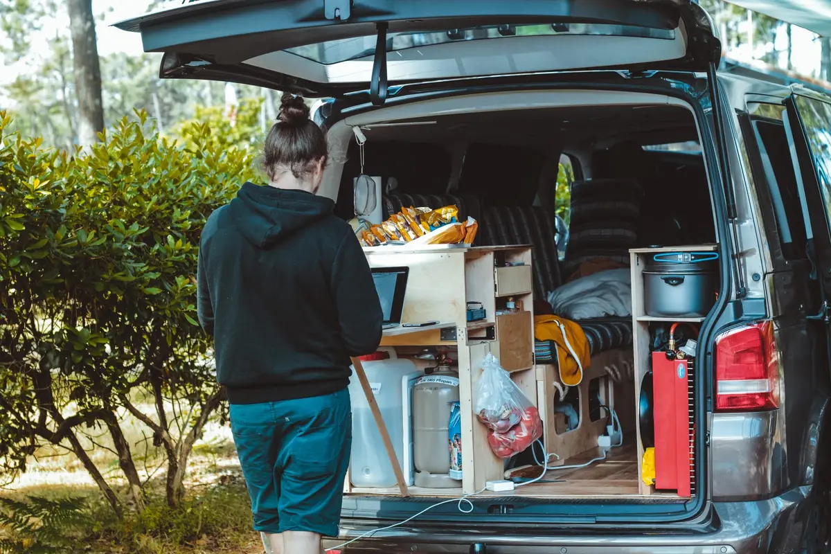 Campervan matlagning